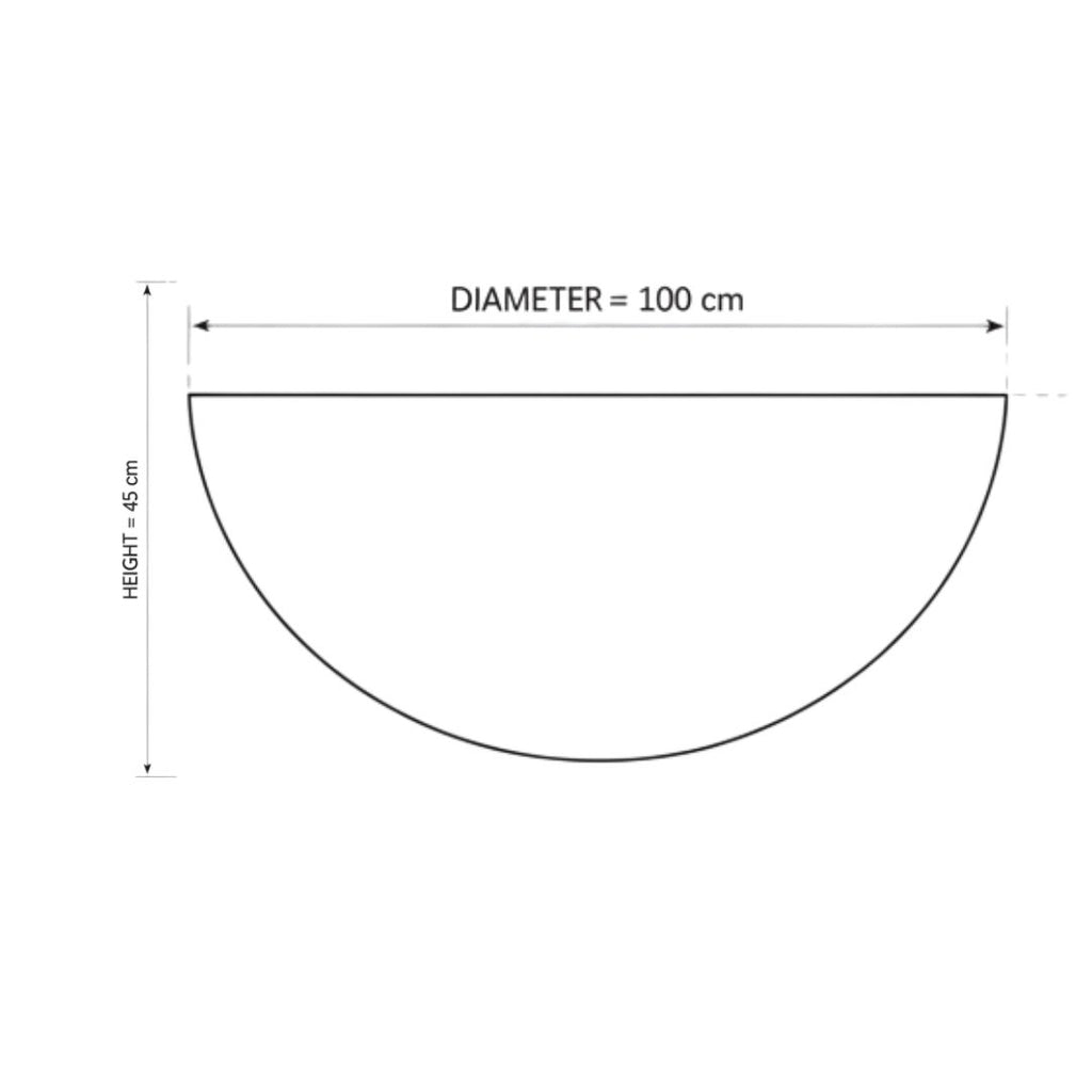 Bronte White Concrete Round Coffee Table‏