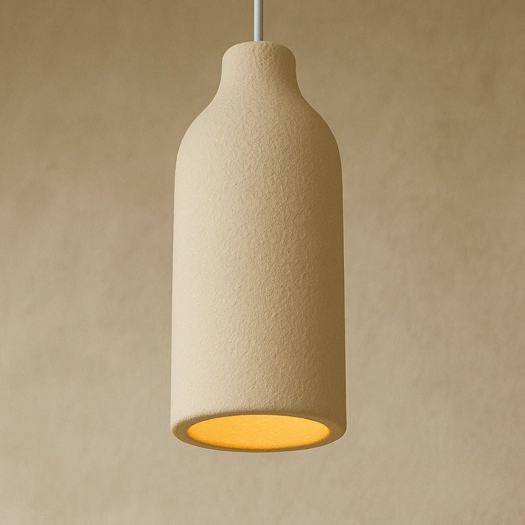 Fiberglass metal Bottle Round 1-Light