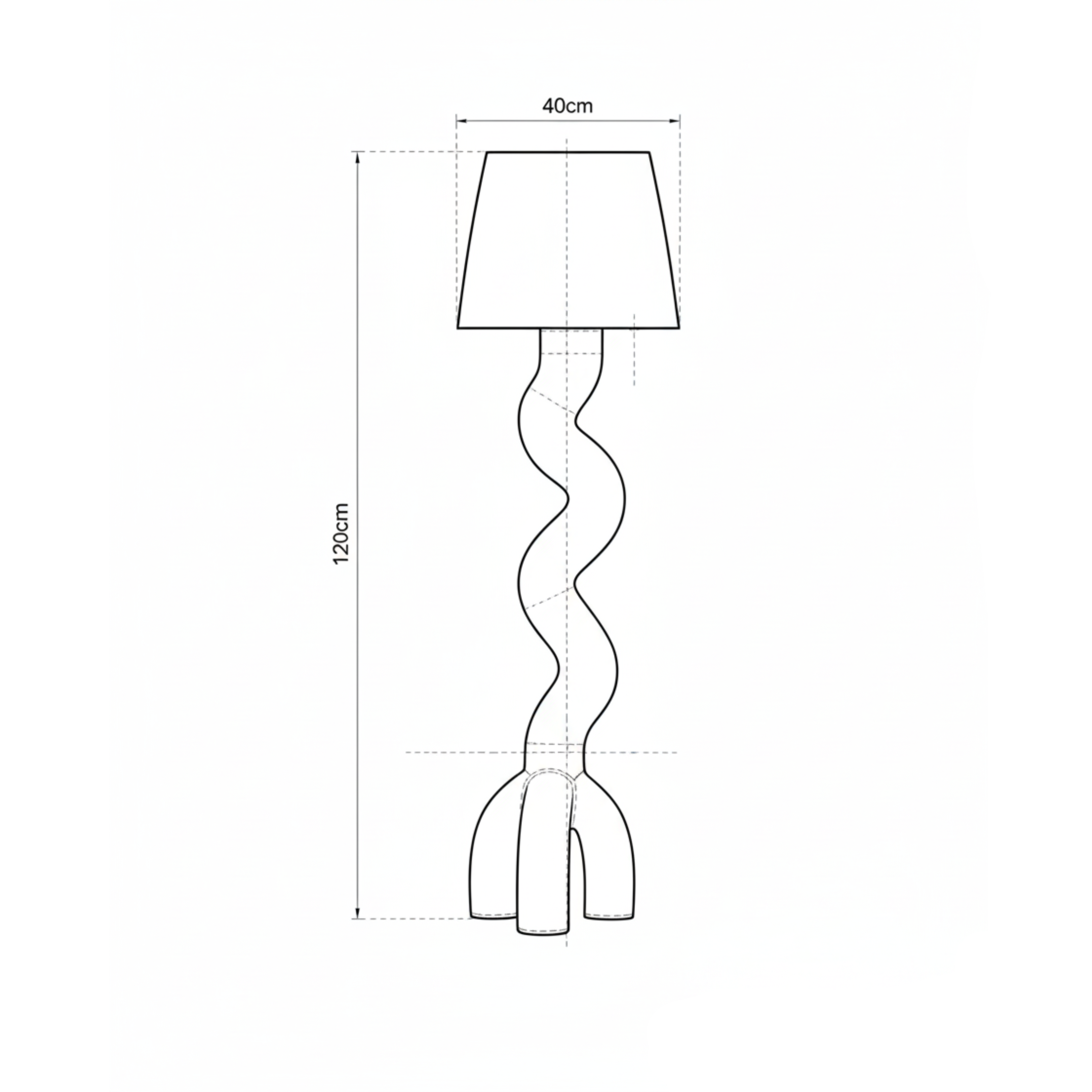 The Sleek Wave Floor lamp